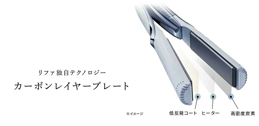 ReFa STRAIGHT IRON PRO [Black/White] │ すまいカタログ＋